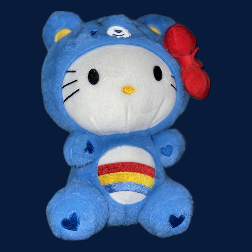 Hello Kitty Blue and Red Stuffed Animal